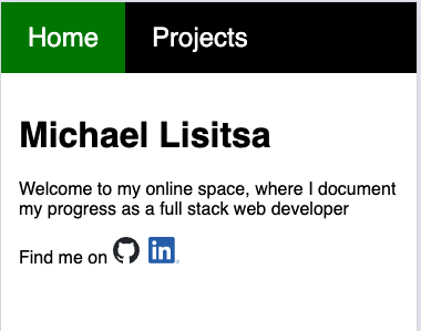 Personal Website Screenshot